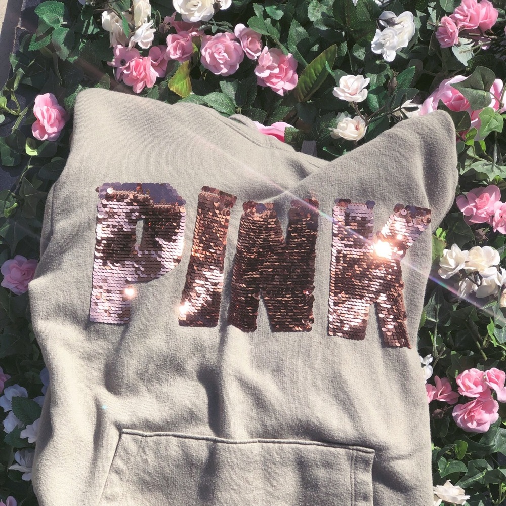 Rose gold PINK hoodie